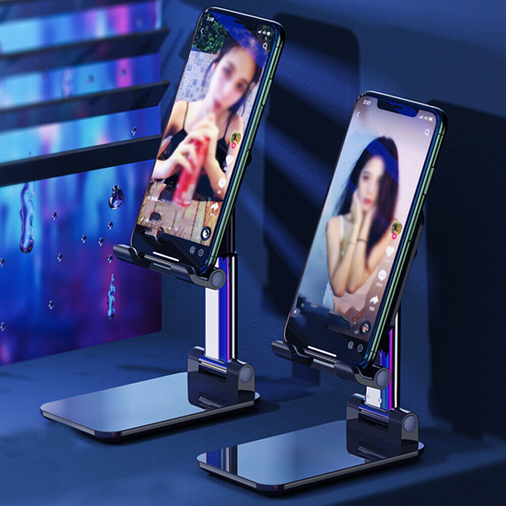 US 1-2 Adjustable Foldable Universal Phone Stand Desktop Holder Mount Anti-slip