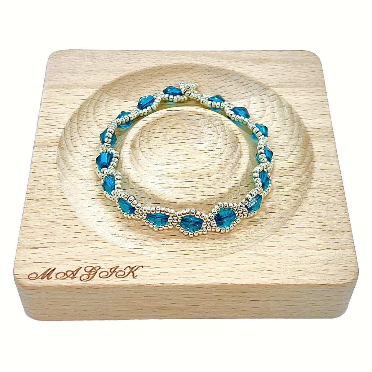 Magik Women's Handmade Elegant Light Luxury Braided Bracelet Adjustable Closure