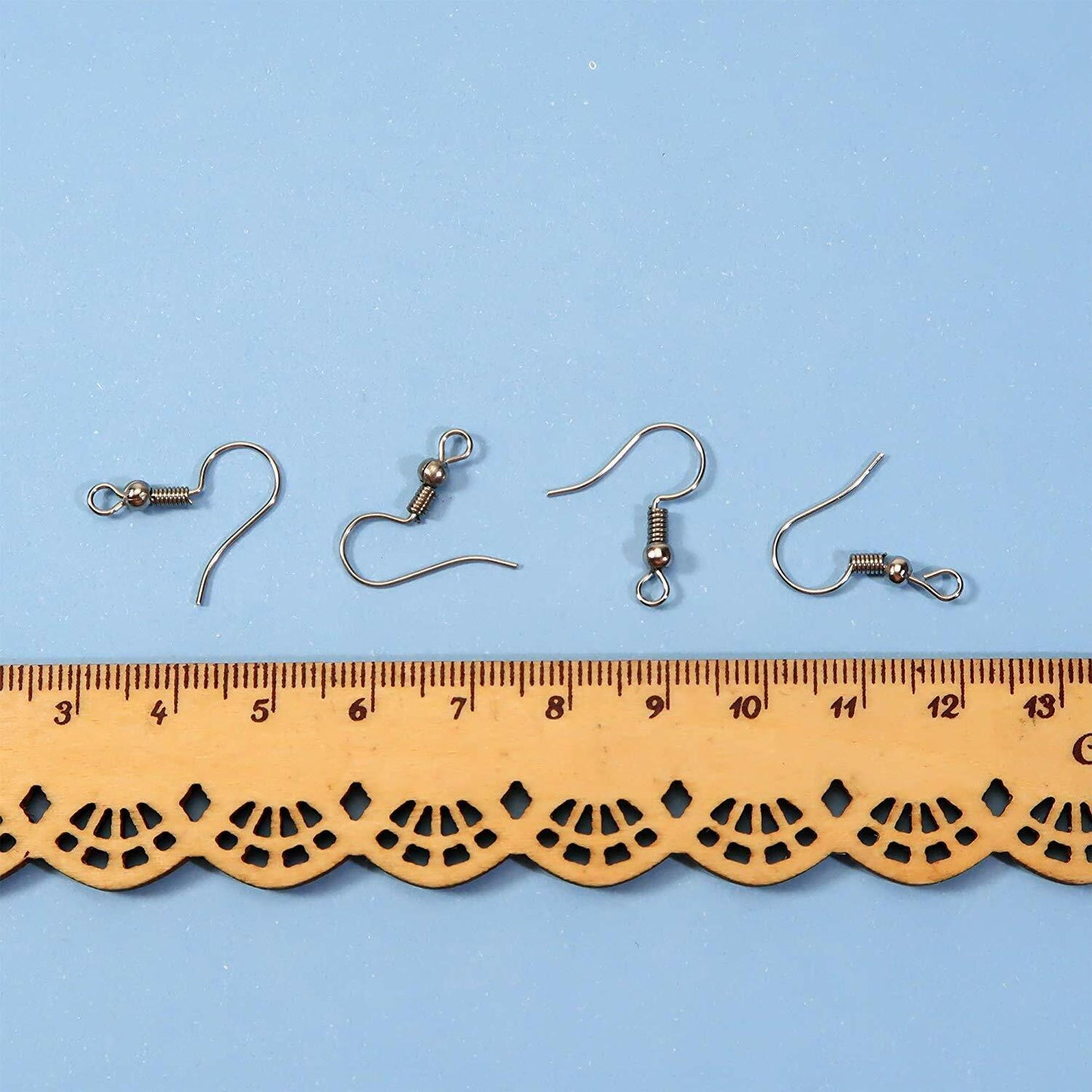 US 100-200 DIY JEWELRY Making Findings Earring Hook Coil Ear Wire French Hook
