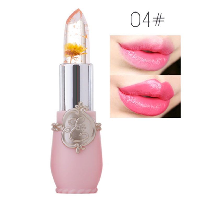 US Flower Lipstick Color Jelly Transparent Magic Changing Lip Temperature Change