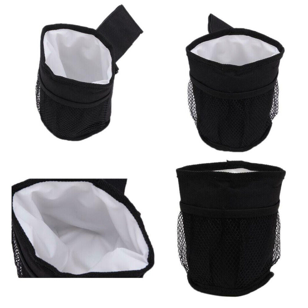 US 1-2pcs Universal Stroller Walker Keep Warm Mesh Pocket Bike Cup Bottle Holder