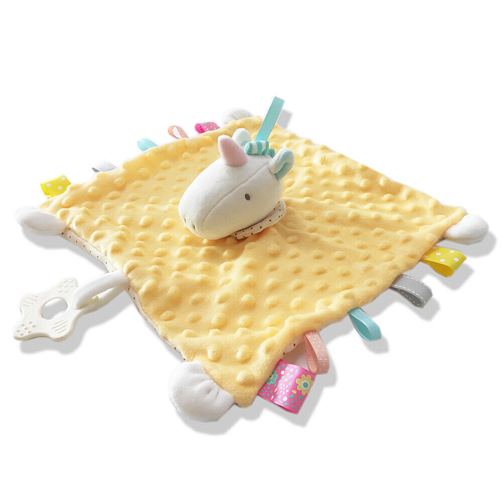 US 5-in-1 Security Blanket Fineborn Baby Infant Nursery Cuddleplush Toy Teether