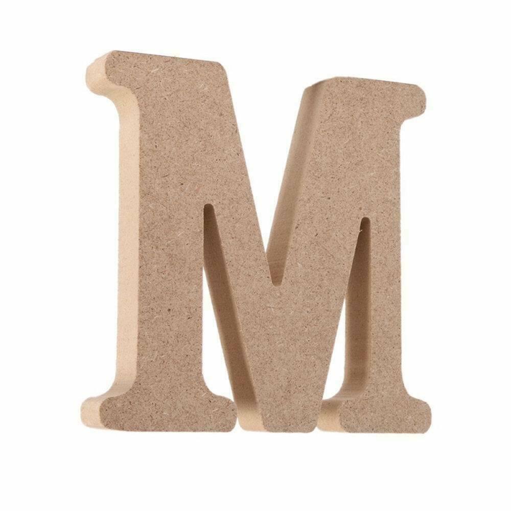 US 3.93'' A-Z Wooden Letters Alphabet Self Standing Wedding Party/Home/Decor Lot