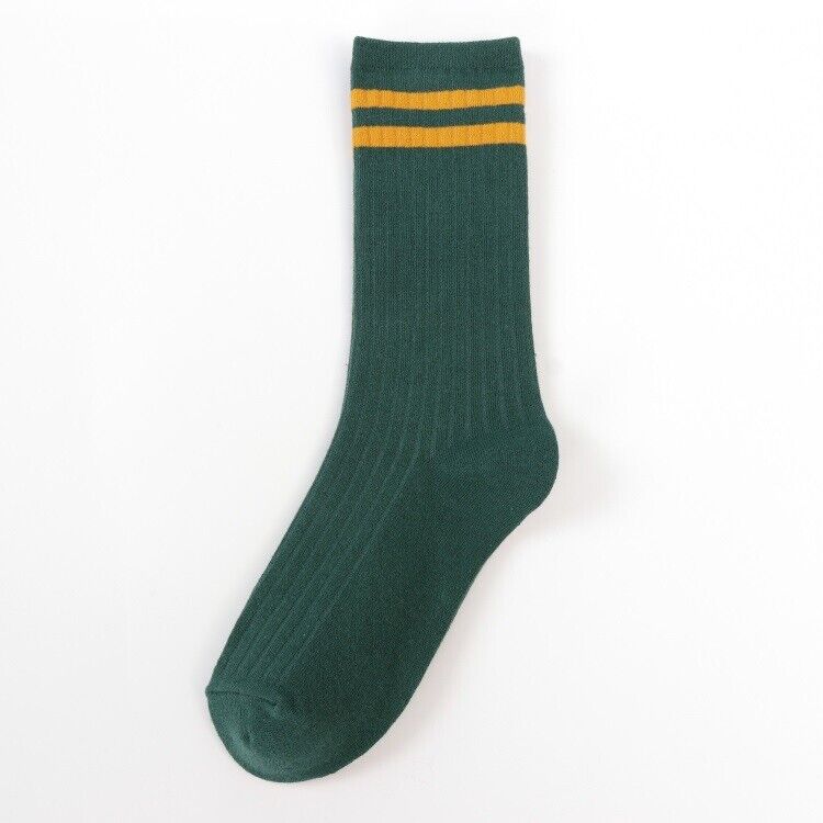 US 7 Pairs Novelty Women Assorted Breathable Cute Korea Casual Cotton Crew Socks