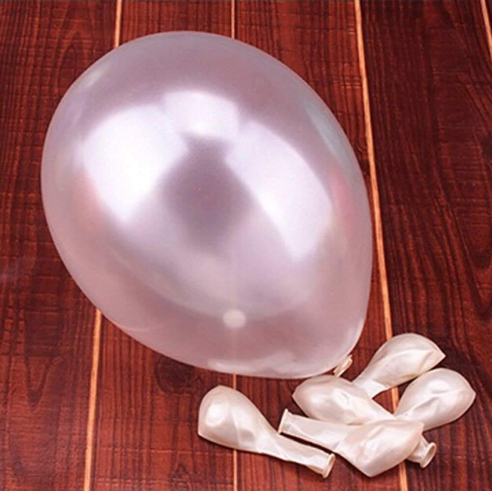 100pcs 10 inch Pearl Latex Colorful Thickening Wedding Party Birthday Balloon