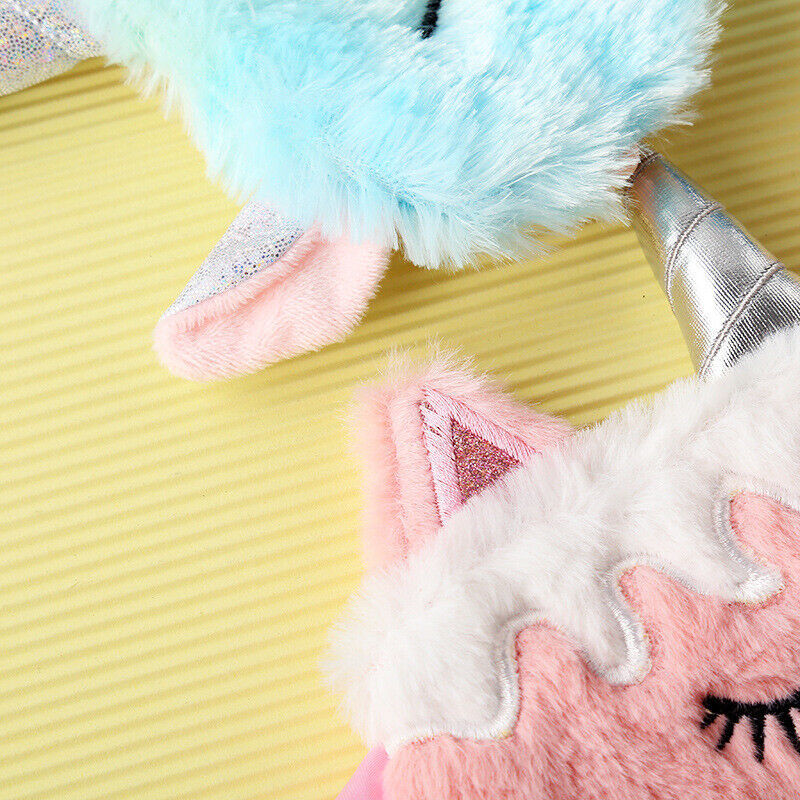 US Unicorn Animal Eye Mask Soft Plush Sleep Masks Sleeping Blindfold Traveling