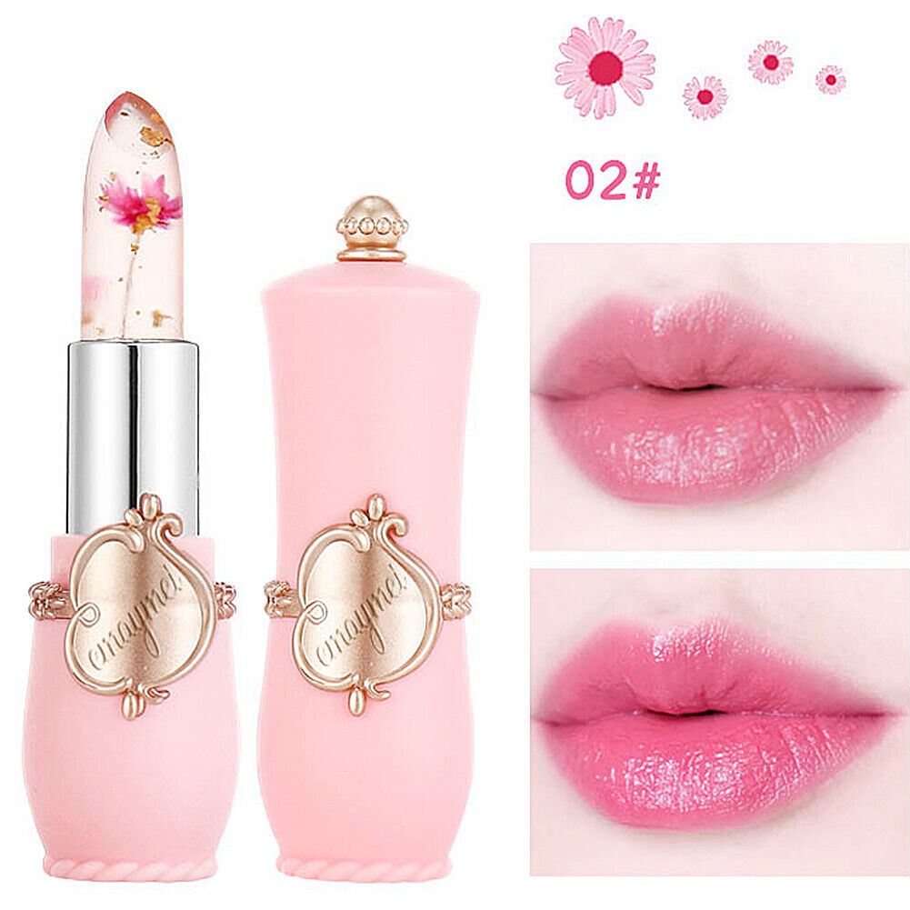 US Flower Lipstick Color Jelly Transparent Magic Changing Lip Temperature Change