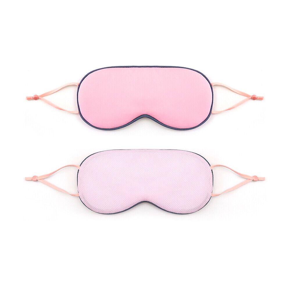 US 2-in-1 Double-Sided Sleep Eye Mask Warm&Cool Travel Breathable Blindfold Mask