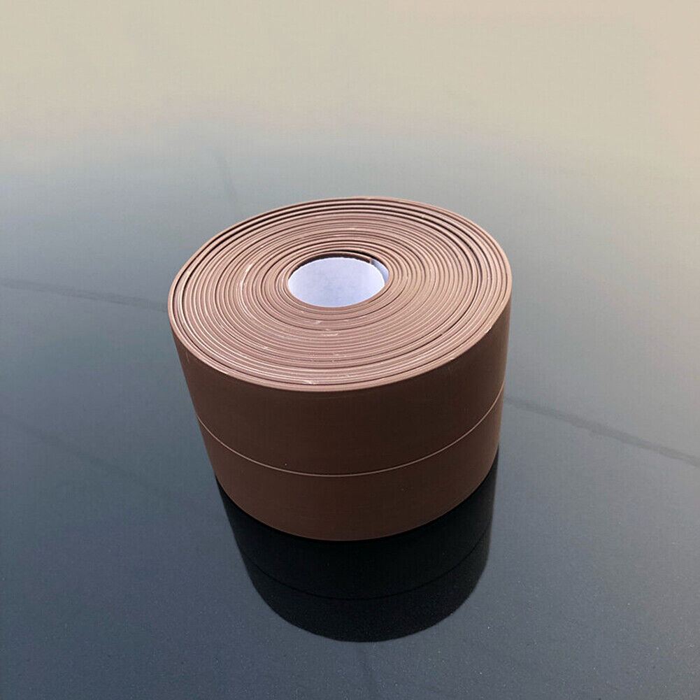 US 10.5ft Self-Adhesive Waterproof PVC Sealing Tape Mold Proof Sink Wall Toilet