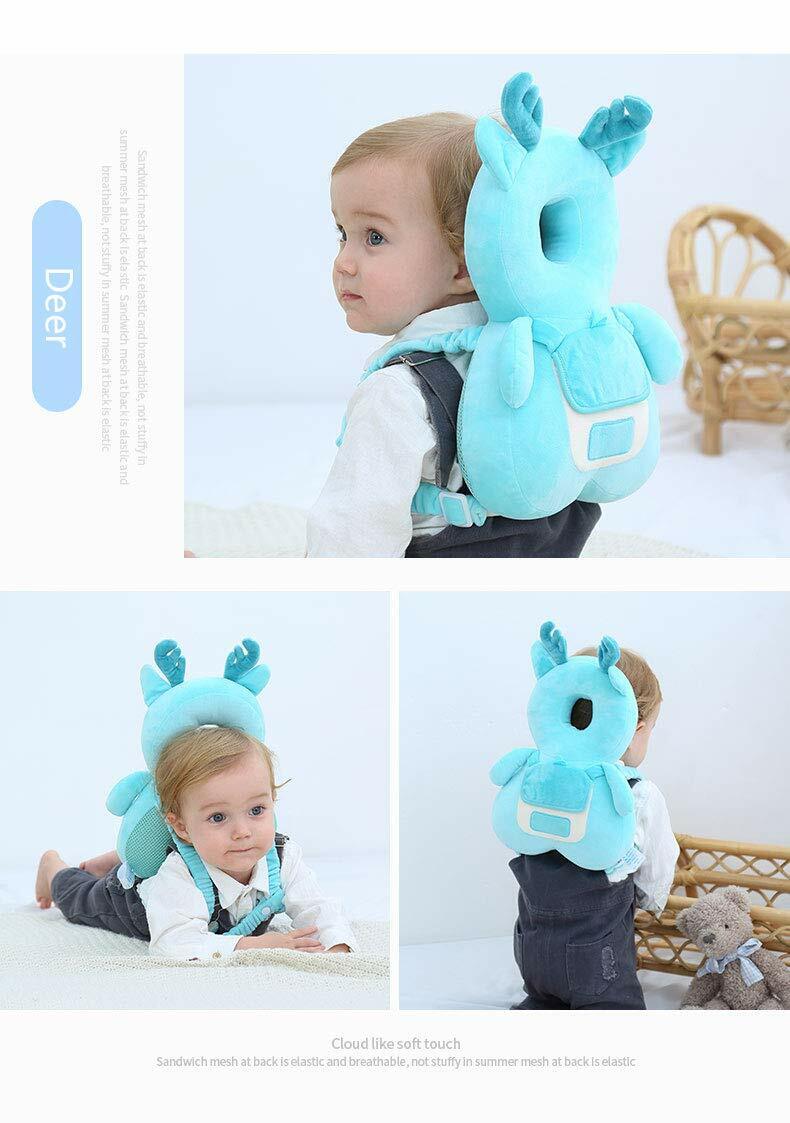 US Head Safety Protector Pad Baby Toddler Walker Infant Talking Backpack Cushion