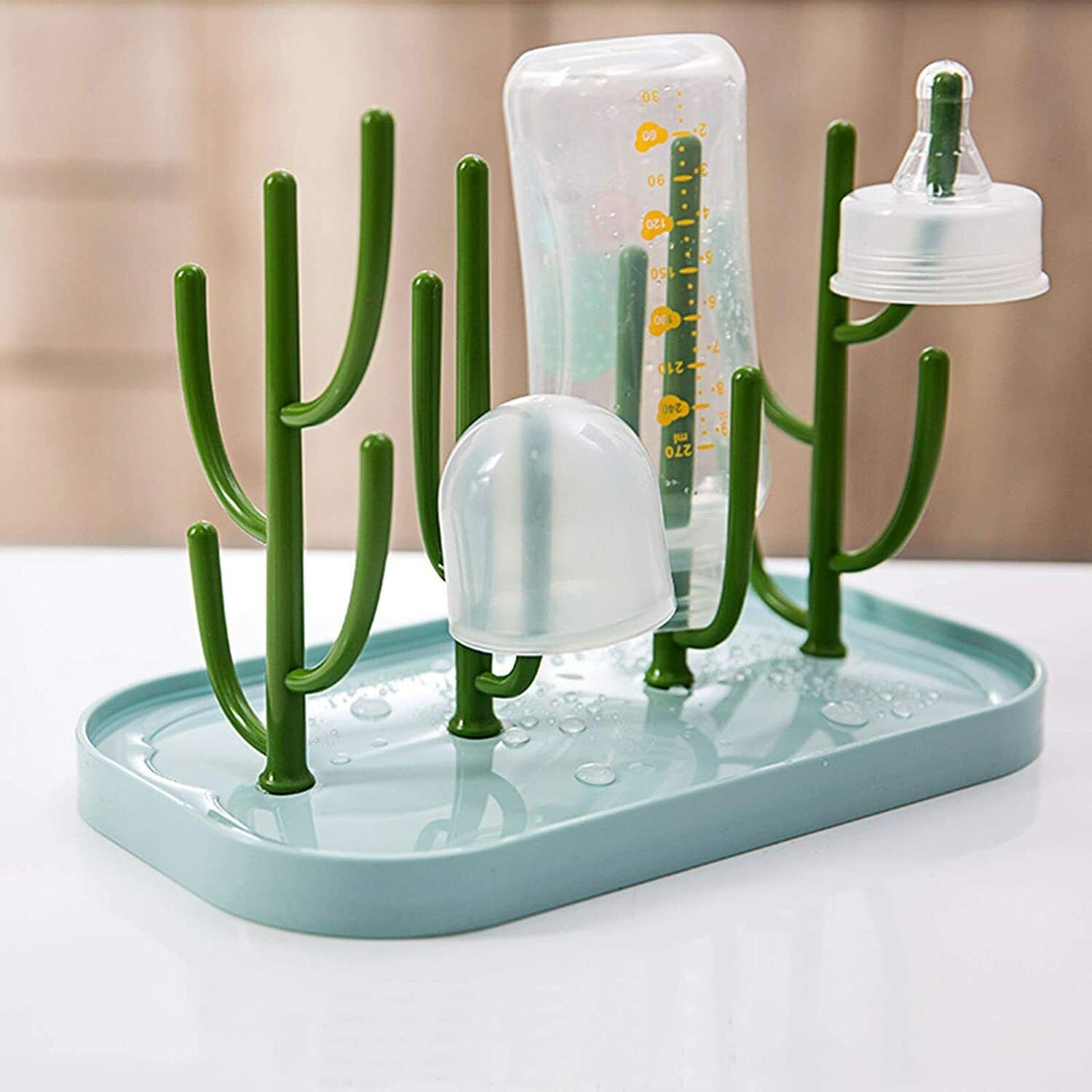 US Baby Bottle Drying Rack Portable Bottle Dryer Holder Nipples Cups Pump Parts