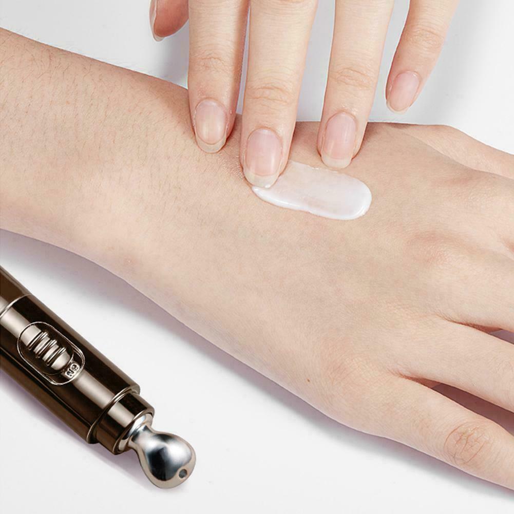 US 1-2Pcs Golden Caviar Vibration Eye Cream Massage Lift Up Anti-age Dark Circle