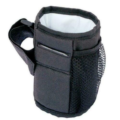 US 1-2pcs Universal Stroller Walker Keep Warm Mesh Pocket Bike Cup Bottle Holder