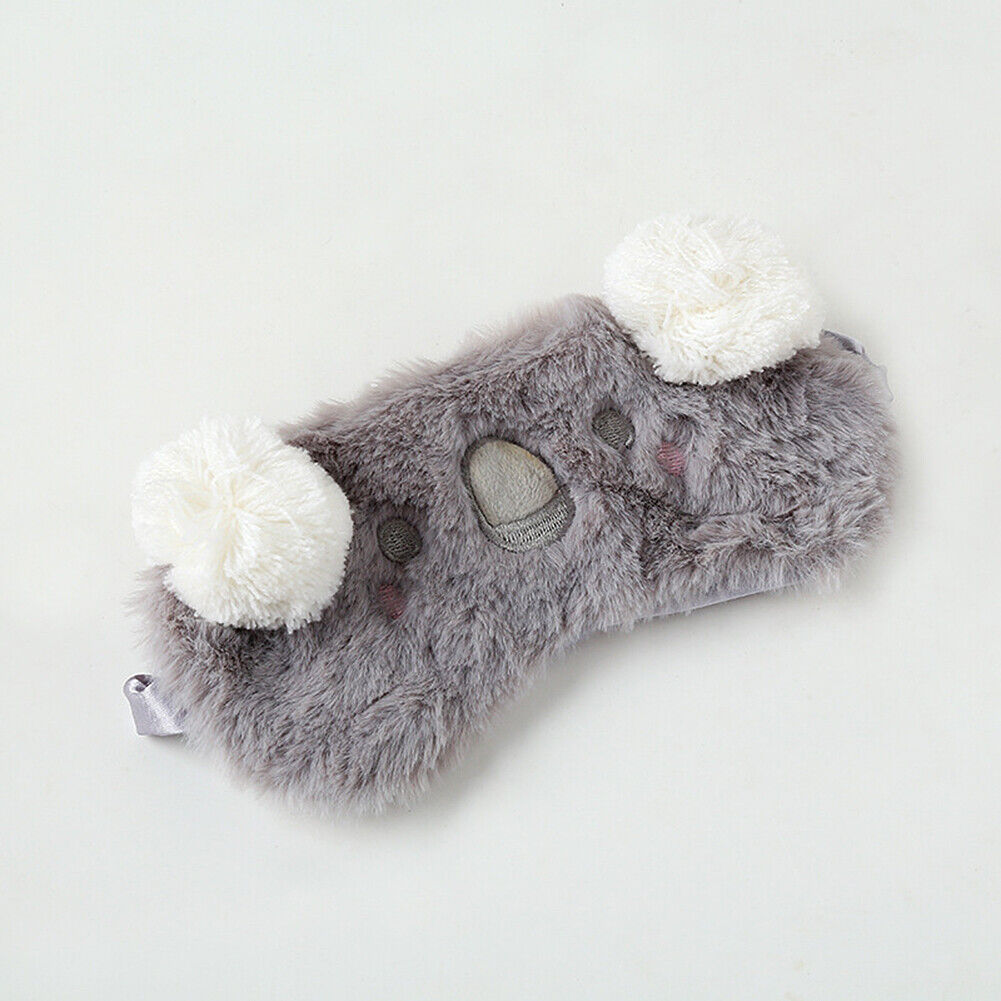 US Unicorn Animal Eye Mask Soft Plush Sleep Masks Sleeping Blindfold Traveling