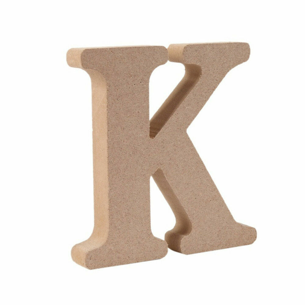 US 3.93'' A-Z Wooden Letters Alphabet Self Standing Wedding Party/Home/Decor Lot