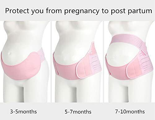 US Maternity Belt Pregnancy Support Waist Back Abdomen Prenatal Belly Band Brace