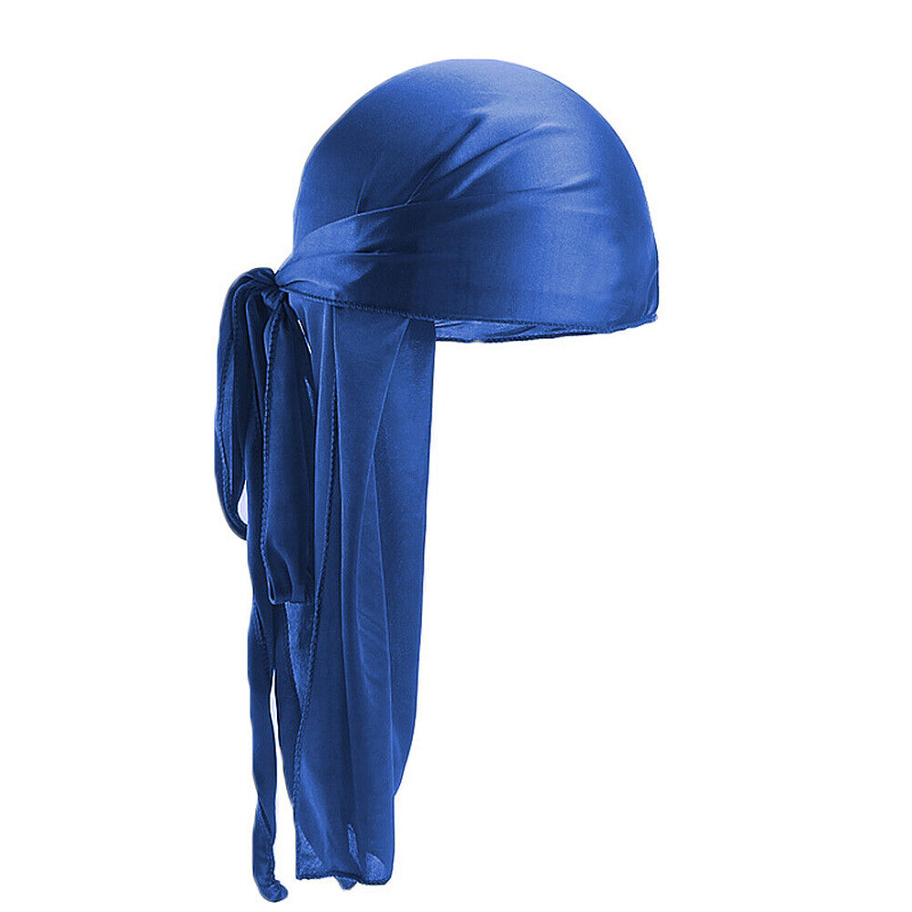 Men Women Turban Hat Pirate Doo Durag Headwear Comfortable Silk/Silky Feel Cap