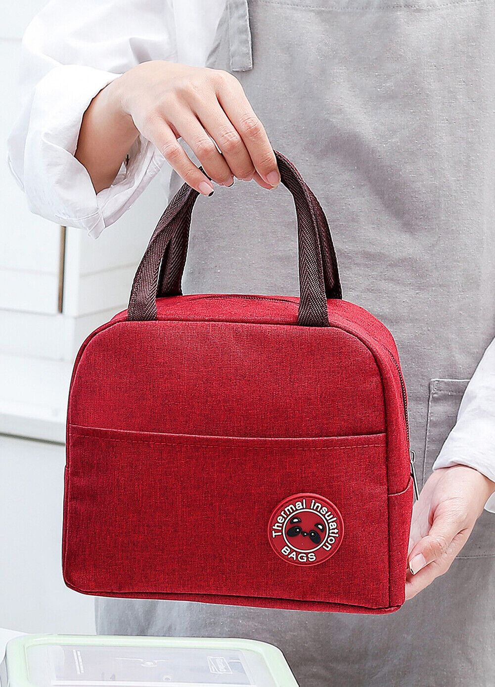 US Portable Insulated Lunch Bag Bento Box Cooler Tote for Kids Adult Men Women