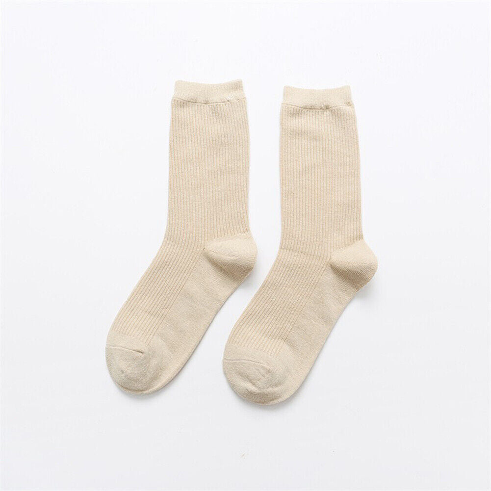US 7 Pairs Novelty Women Assorted Breathable Cute Korea Casual Cotton Crew Socks