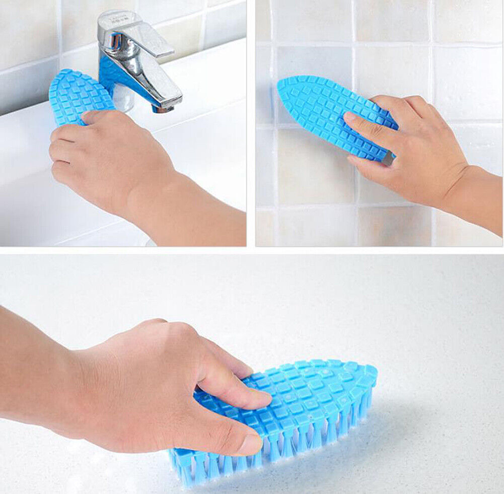 US 3-6 Pack Bendable Stiff Bristles Heavy Duty Scrub Brush Cleaning Sink Stove