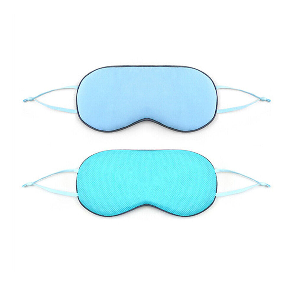 US 2-in-1 Double-Sided Sleep Eye Mask Warm&Cool Travel Breathable Blindfold Mask