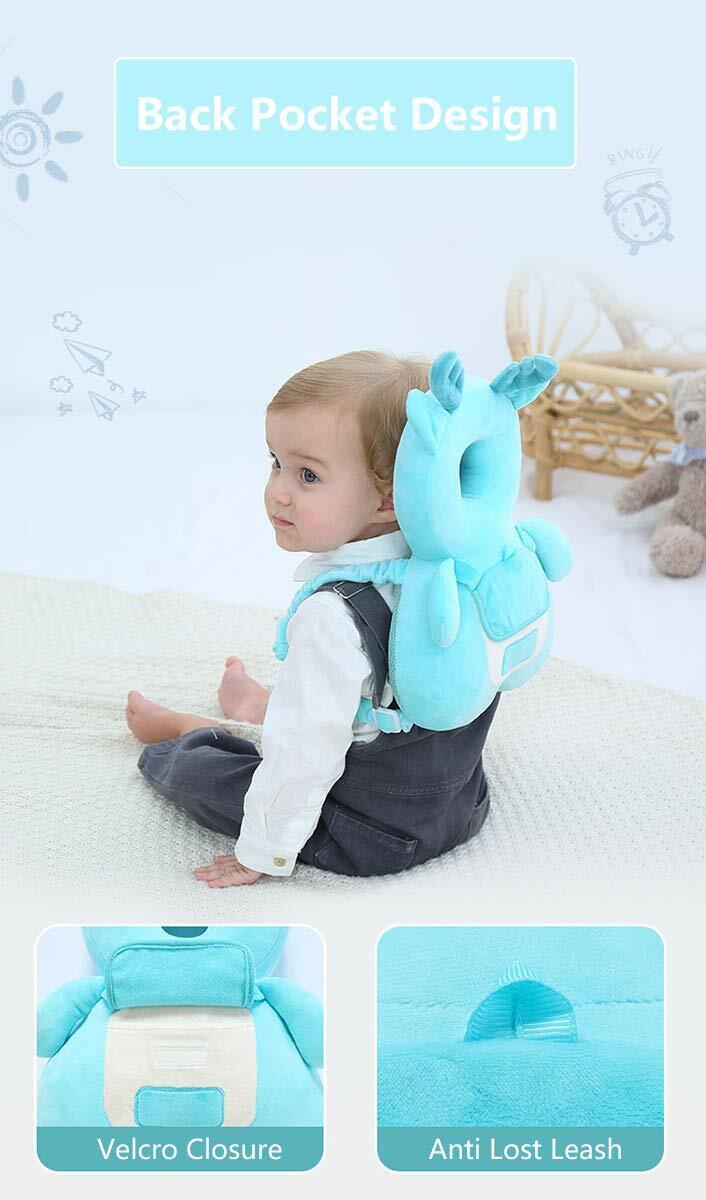US Head Safety Protector Pad Baby Toddler Walker Infant Talking Backpack Cushion