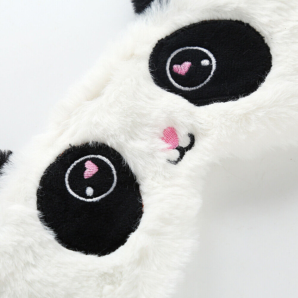 US Unicorn Animal Eye Mask Soft Plush Sleep Masks Sleeping Blindfold Traveling