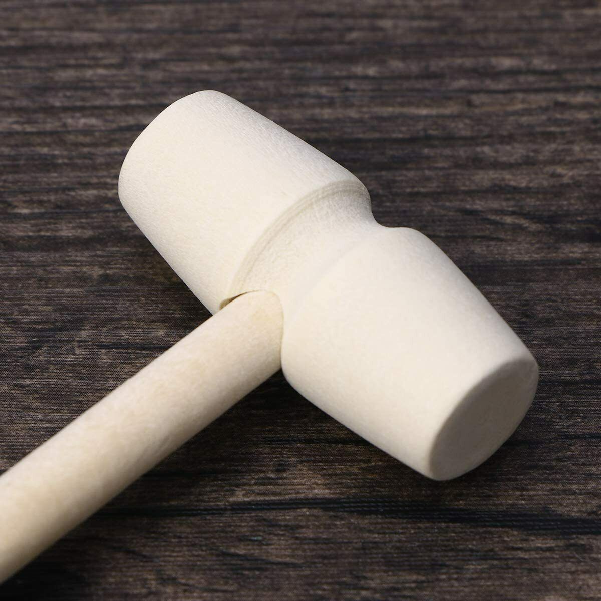 US 20 Pack Mini Wooden Hammer Mallet Pounding Toy Beating Gavel Toys Boys Girls