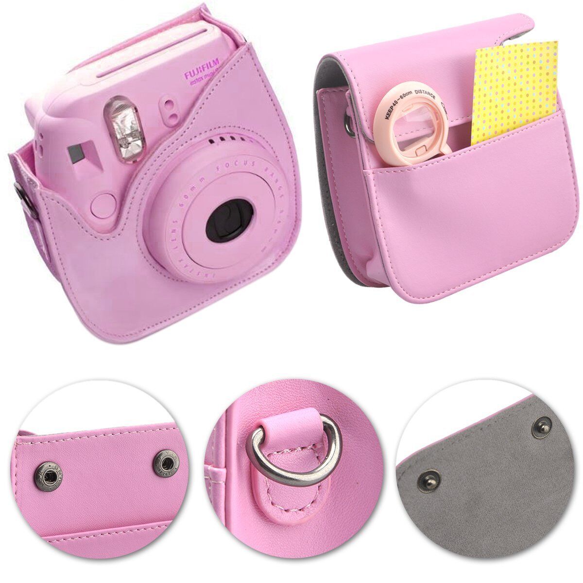 USA 7 in 1 Fujifilm Instax Mini 8 8+ 9 Instant Film Camera Accessories Bundles