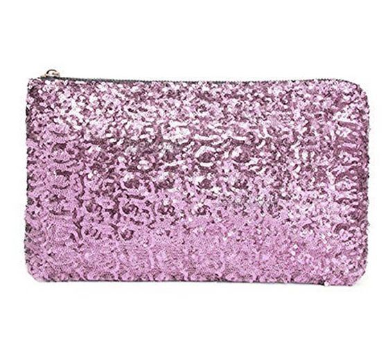 Sequins Dazzling Glitter Bling Clutch Handbag Evening Bag Wrist Bag