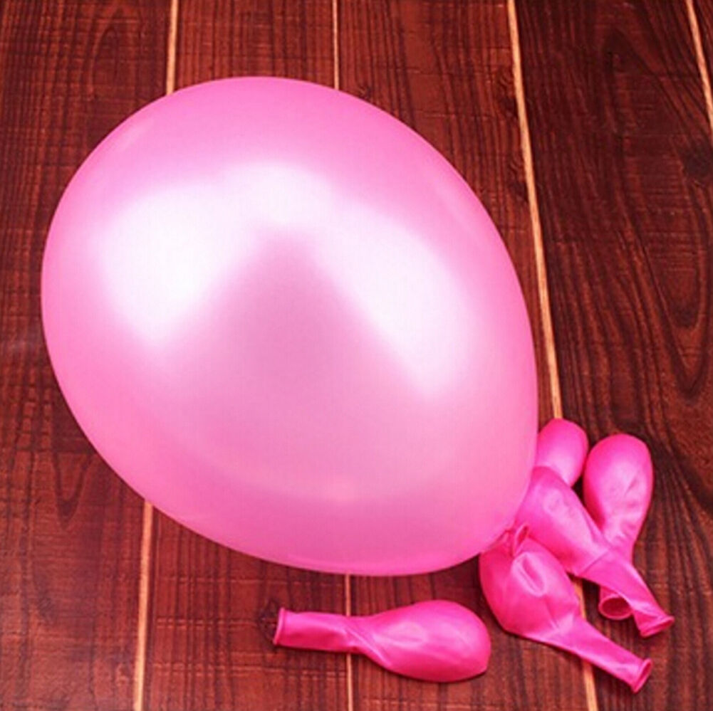 100pcs 10 inch Pearl Latex Colorful Thickening Wedding Party Birthday Balloon