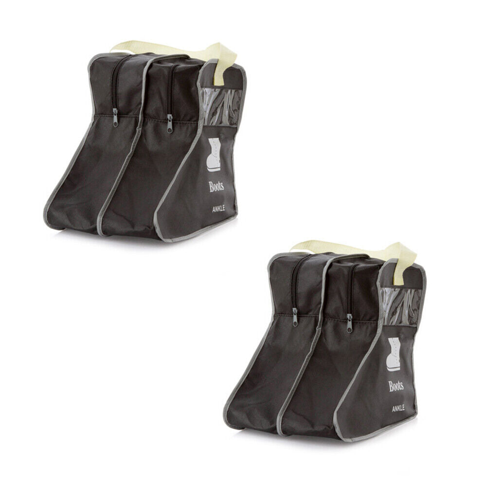 2 Pack Dust-proof Non-woven Portable Tall Boots Storage/Protector Bag Cover Case