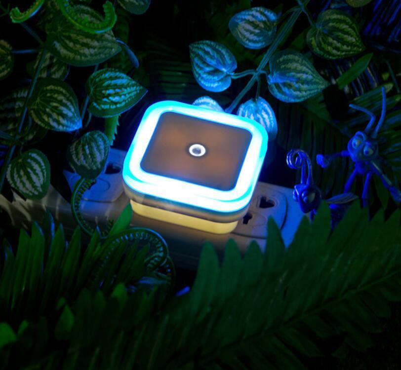 4~8 PCS Auto LED Light Induction Sensor Control Bedside Night Light In Wall Lamp