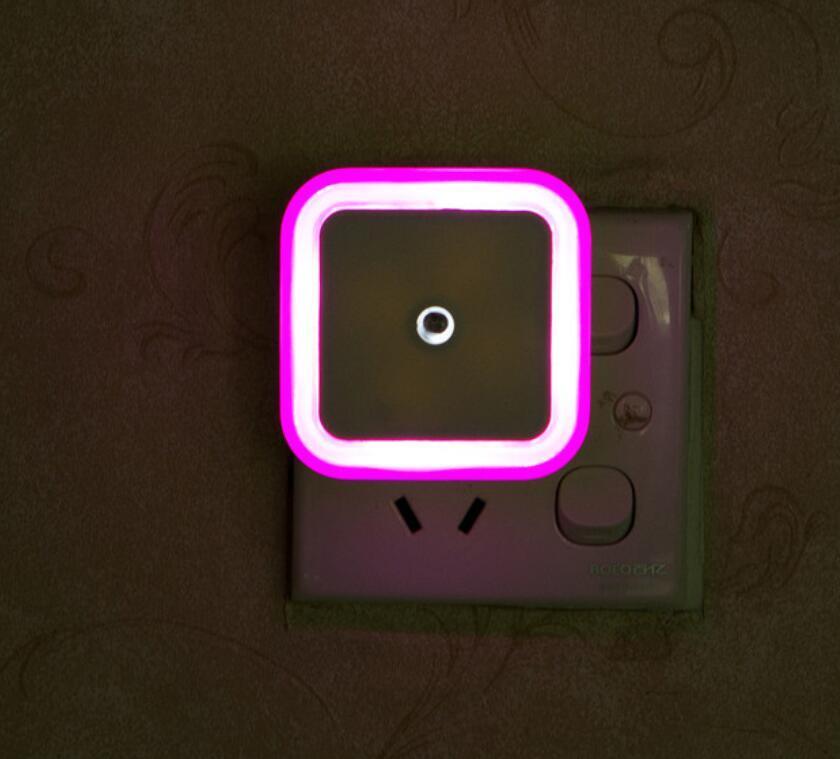 4~8 PCS Auto LED Light Induction Sensor Control Bedside Night Light In Wall Lamp