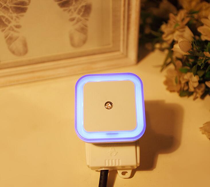 4~8 PCS Auto LED Light Induction Sensor Control Bedside Night Light In Wall Lamp
