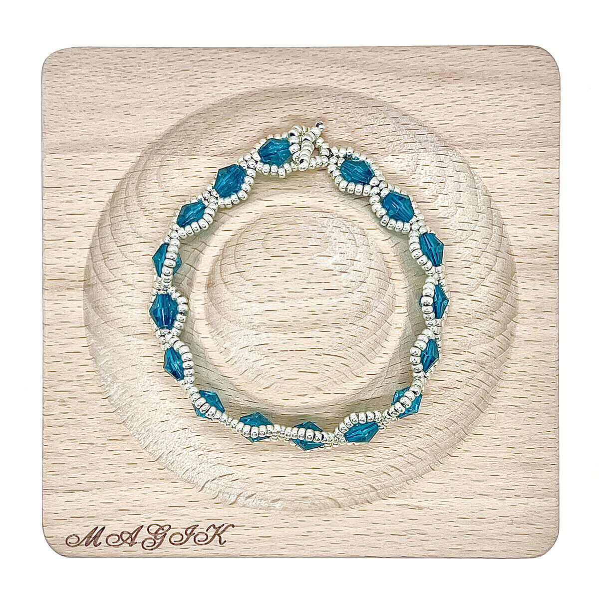 Magik Women's Handmade Elegant Light Luxury Braided Bracelet Adjustable Closure