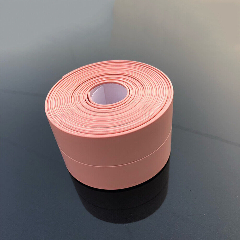 US 10.5ft Self-Adhesive Waterproof PVC Sealing Tape Mold Proof Sink Wall Toilet
