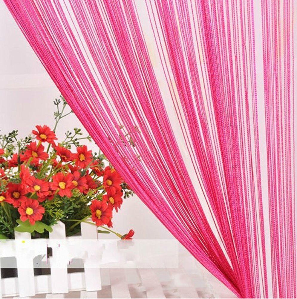 2 Pack Magik Line String Window Curtain Tassel Door Fringe Panel Room Divider