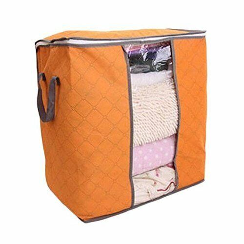 US Anti Dust Large Storage Bag Clothes Quilt Blanket Storage Sort Home Organizer