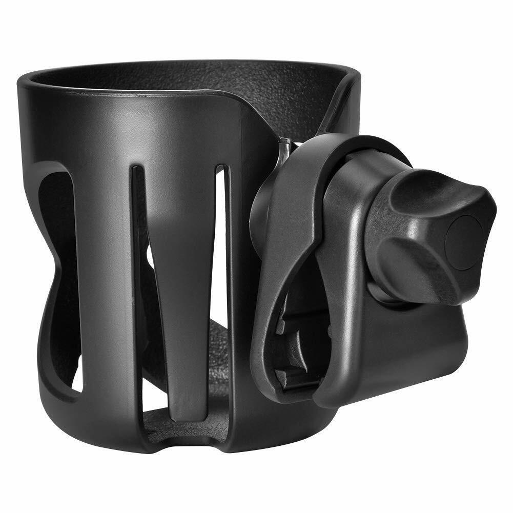 US Universal Stroller Cup Holder Bike Wheelchair 360 Degrees Rotation Clamp-on
