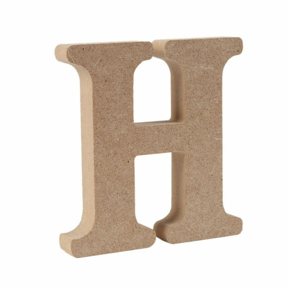 US 3.93'' A-Z Wooden Letters Alphabet Self Standing Wedding Party/Home/Decor Lot