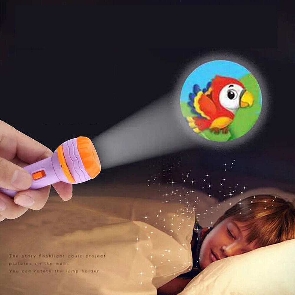 US Slide Projector Flashlight Children's Projection Light Toy Holiday Education