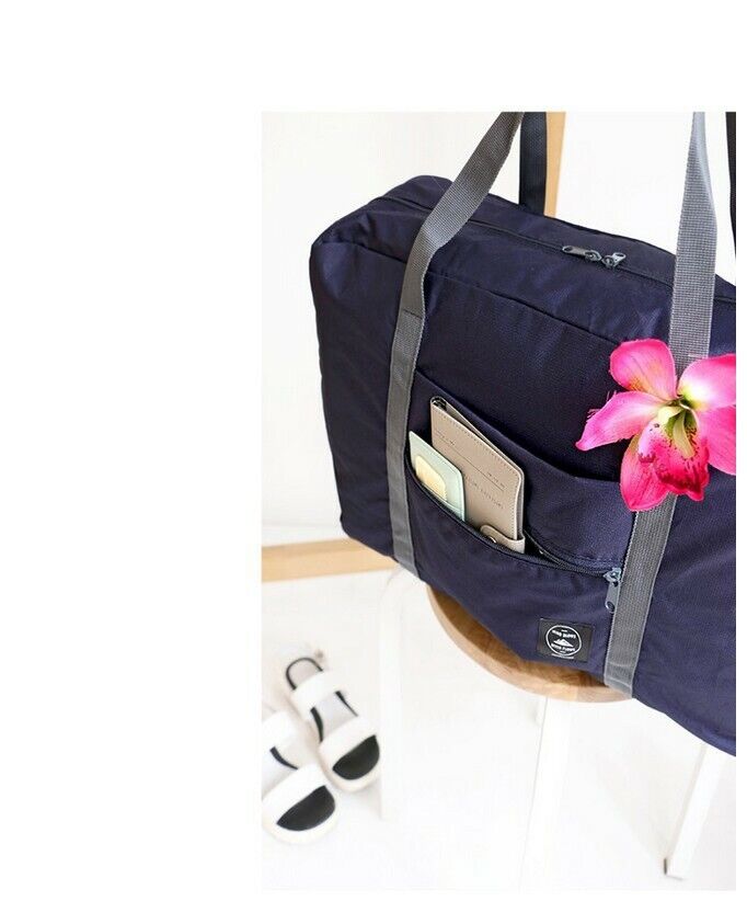 US Foldable Travel Luggage Carry-on Shoulder Duffle Bag Lightweight Sport Tote