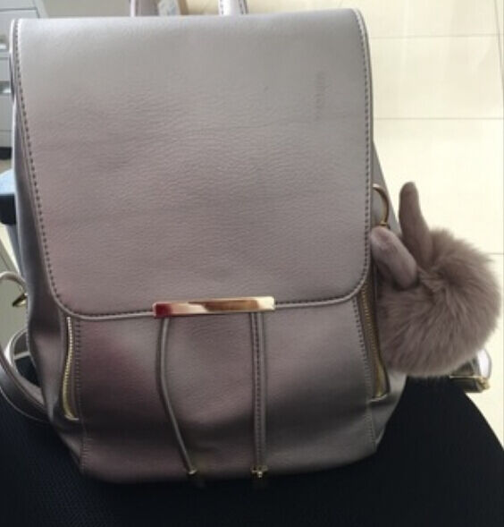 Rabbit Fur Ball/Rabbit Ear PomPom Cell Phone Car Pendant Handbag Key Chain Ring