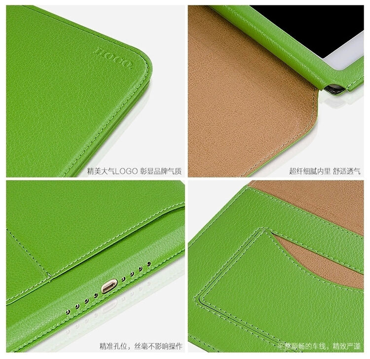 Luxury Premium Genuine HOCO Leather Portfolio Stand Case Cover Apple iPad Air 2