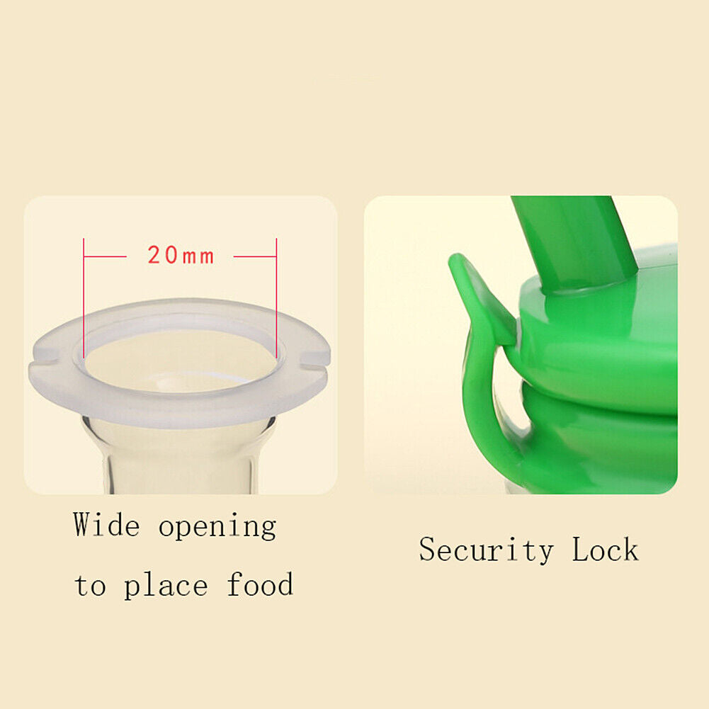 US 3 Pack Baby Food Feeder Fruit Silicone Nipple Teething Toy Soother Pacifier