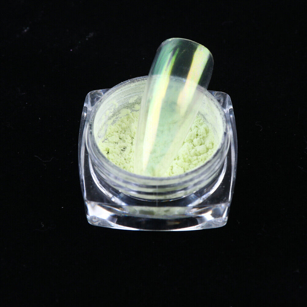 US Glitter Holographic Mirror Nail Art Powder Ultra-thin Aurora Mermaid Pigment