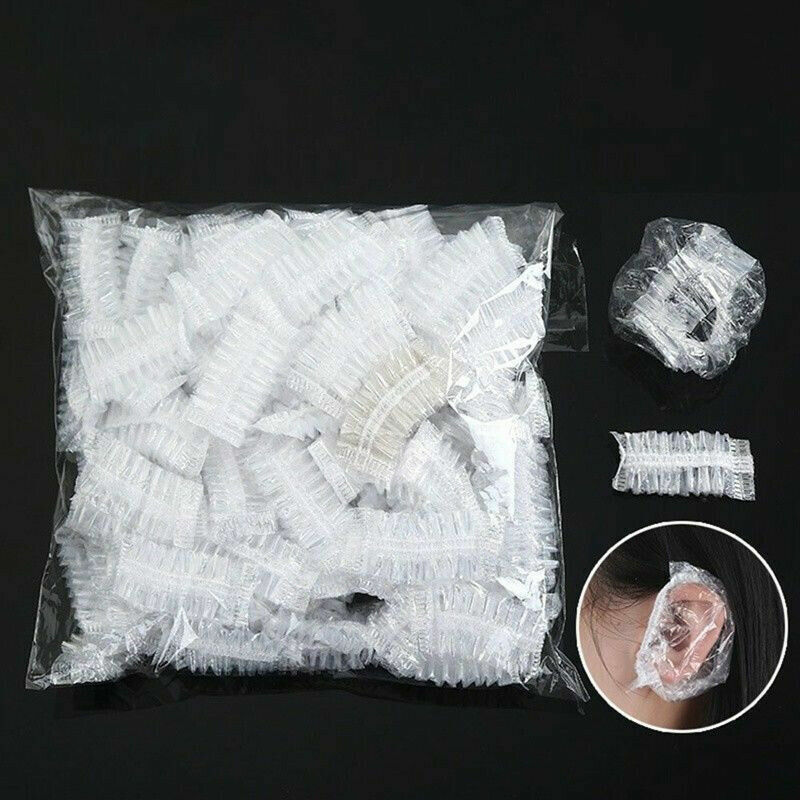 US 100-400pcs One-time Bath Shower Salon Waterproof Ear Protector Caps