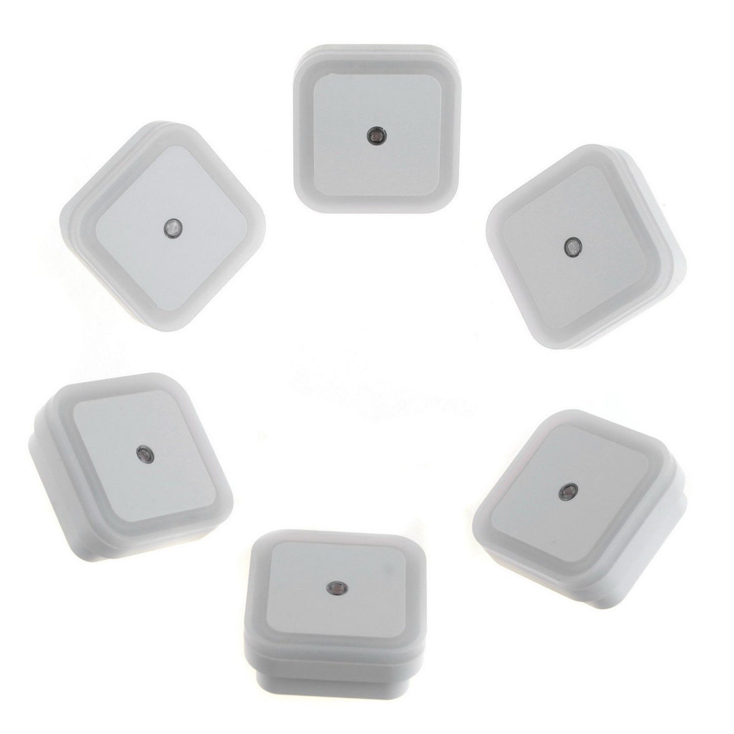4~8 PCS Auto LED Light Induction Sensor Control Bedside Night Light In Wall Lamp
