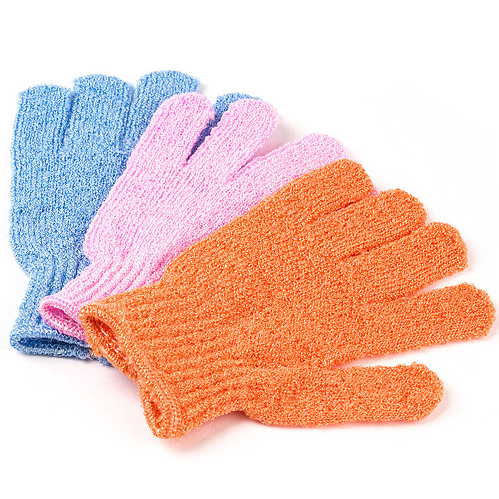 US 6~24 PCS Exfoliating Spa Bath Gloves Shower Soap Clean Hygiene Wholesale Lots